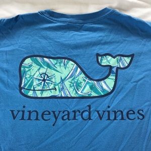 Vineyard Vines Blue Nautical Tee